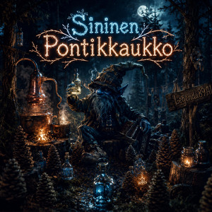 Sininen pontikkaukko — kansikuva