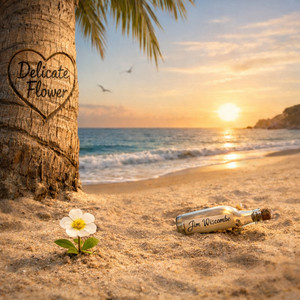 Delicate Flower album cover by Jim Wiscombe