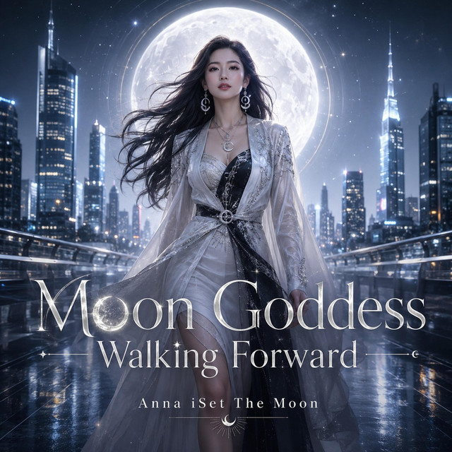 Moon Goddess Walking Forward