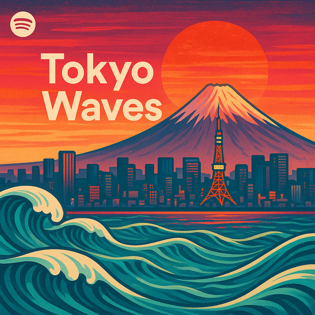 Tokyo Waves playlist cover