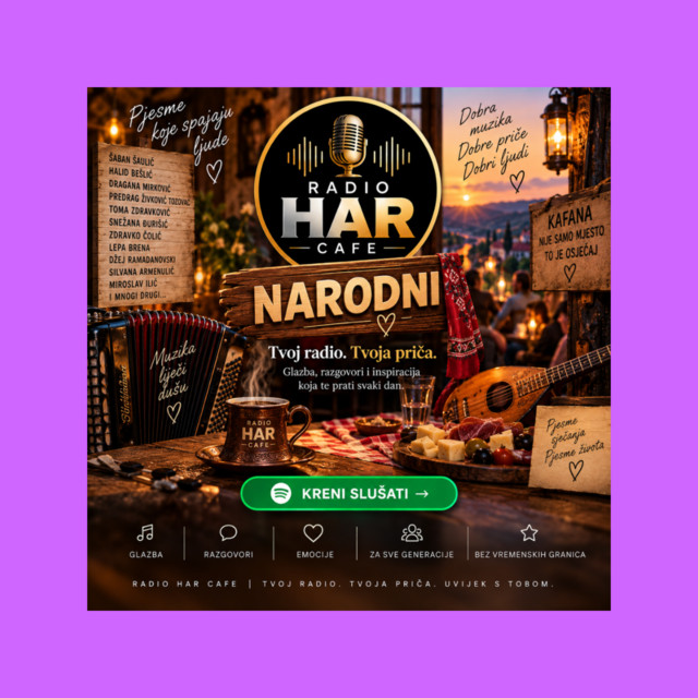 RADIO HAR CAFE | NARODNI – BURNI MIX