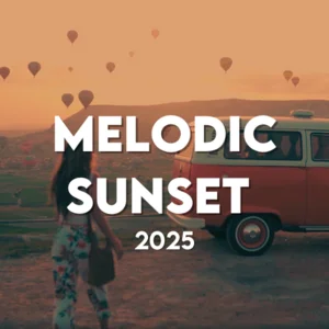 Melodic Sunset Spotify playlist cover art