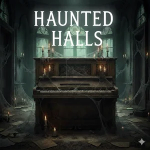 Haunted Halls Spotify playlist cover art
