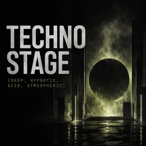 Techno Stage  (Deep, Hypnotic, Acid, Atmospheric) Spotify playlist cover art