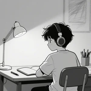 lofi study till sleep Spotify playlist cover art