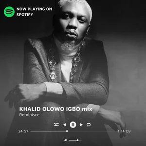 KHALID OLOWO IGBO Spotify playlist cover art