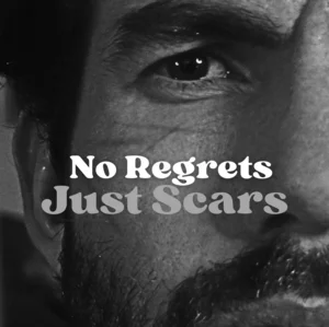 No Regrets, Just Scars Spotify playlist cover art