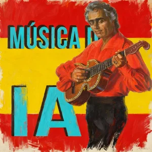 Canciones de IA en español Spotify playlist cover art