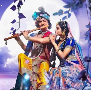 Radha Krishna songs 🤍 playlist cover