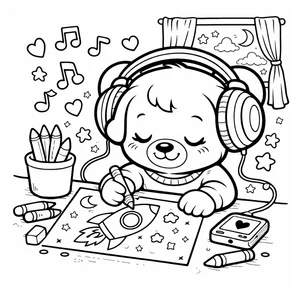 Calm Lines & Lofi | Relaxing Lofi Beats for Coloring, Focus & Mindful Creativity Spotify playlist cover art