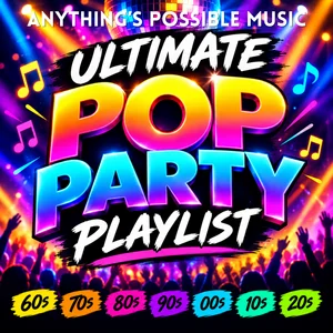 Ultimate Pop Party -  60s 70s 80s 90s 00s 10s 20s Spotify playlist cover art