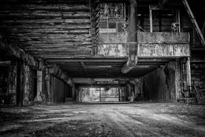 abandoned research facility