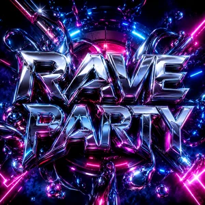 RAVE PARTY ⚡︎ Spotify playlist cover art