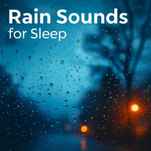 Cover art for Sleep Rain Sounds – Deep Sleep, relaxing rainfall & white noise – 10 hours for sleeping 🌧️😴