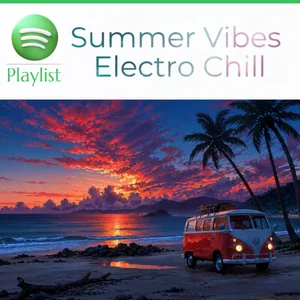 Summer Vibes Electro Chill Spotify playlist cover art