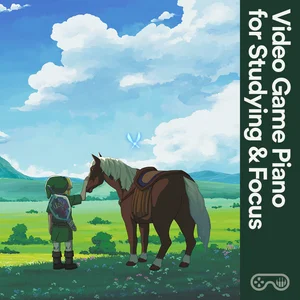 Video Game Piano for Studying & Focus playlist cover