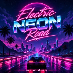 🌆 Electric Neon Road (Synthwave, Retrowave, Cyberpunk, Chillwave) playlist cover