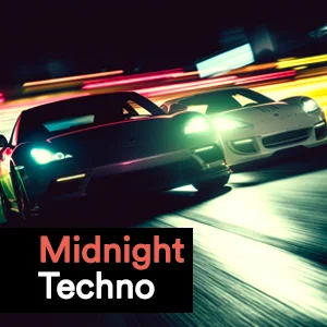 Midnight Techno playlist cover