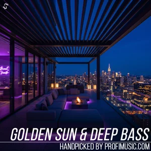 Golden Sunset & Deep Bass Rooftop: Afro, Progressive & Chill House Mix (Classics & New Hits) playlist cover