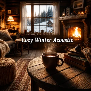 Cozy Winter Acoustic playlist cover
