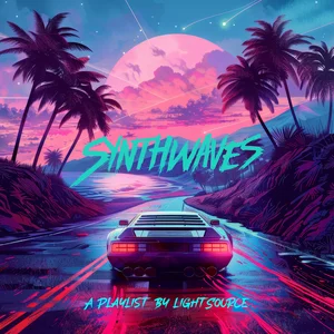 Synthwaves playlist cover