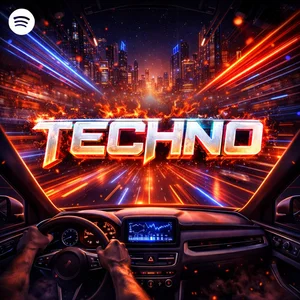Deep Techno Drive  🚗 2026 Spotify playlist cover art
