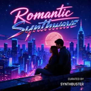 Romantic Synthwave Spotify playlist cover art