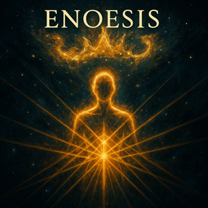 Enoesis playlist artwork: a golden figure with light radiating from the chest