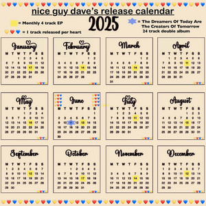 The Nice Guy Dave Monthly Calendar EP Series - playlist by Dave ...