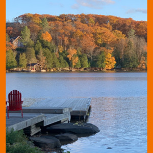 Muskoka cottage dock tunes