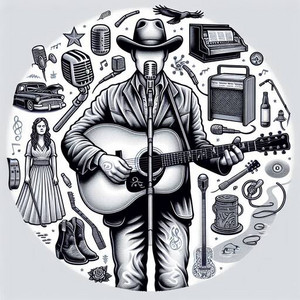 Johnny Cash Top Radio image