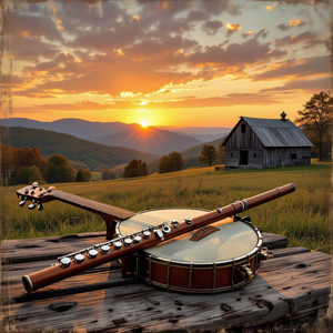 Back Porch Instrumentals: Country, Folk & Jazz Flute cover