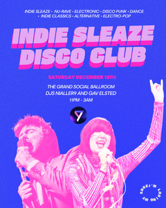 Indie Sleaze Disco playlist cover