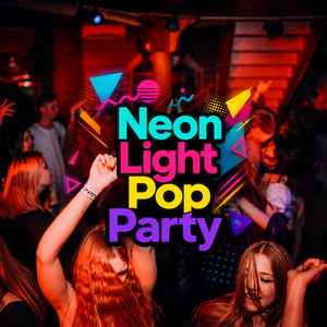 Neon light pop party Spotify playlist cover art