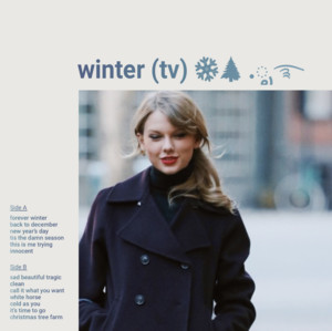 winter ❄️🌲 (taylor’s version) playlist cover