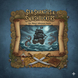 PIRATE MUSIC 🏴‍☠️☠ Spotify playlist cover art