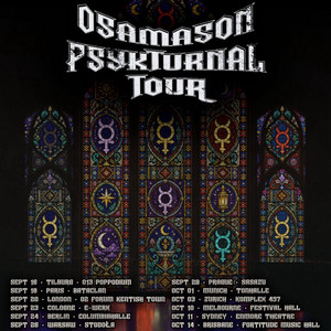 OSAMASON SETLIST: Psykturnal EU & AUS Tour 2026 playlist cover