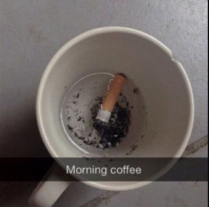 Morning coffee cover