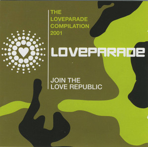 The Loveparade Compilation 2001 大型フラッグ The love parade compilation 2001. Join the love republic
