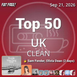 Top 50 United Kingdom CLEAN playlist cover