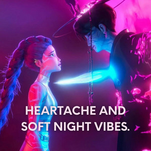 HEARTACHE AND SOFT NIGHT VIBES. 🌙💔 cover