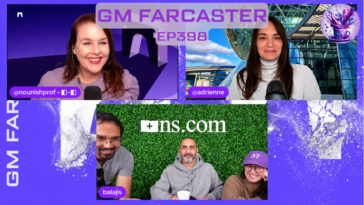 Surprise guest Balaji Srinivasan on Civility, Crypto, and the Network State: GM Farcaster ep398