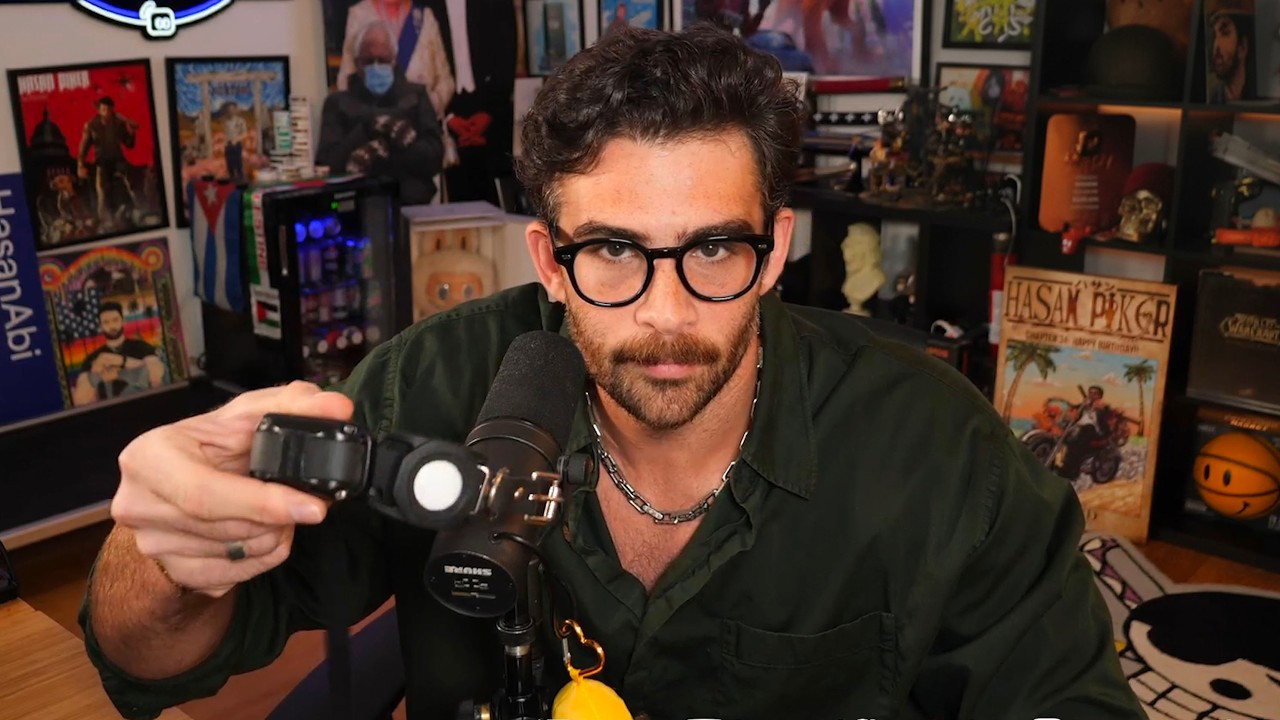 You were lied to. There is no shock collar. HasanAbi Podcast on Spotify