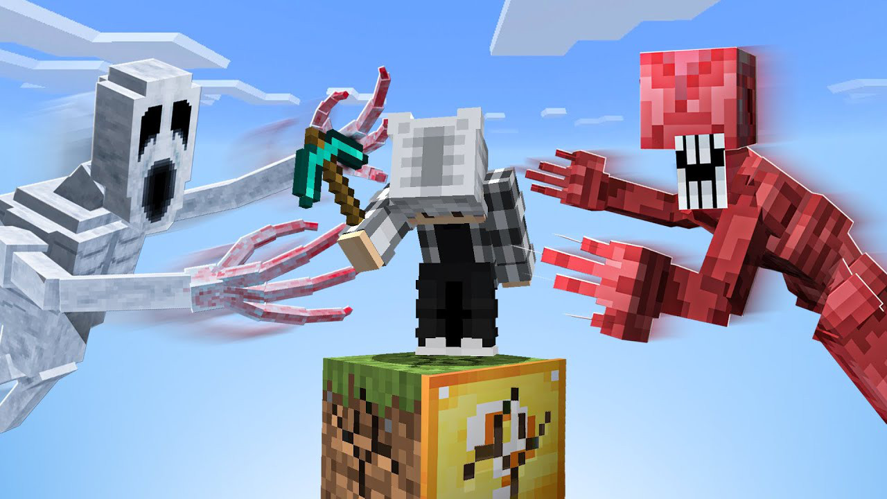 I Conquered Minecraft's Scariest Mods on ONEBLOCK... - SocksApollo on ...
