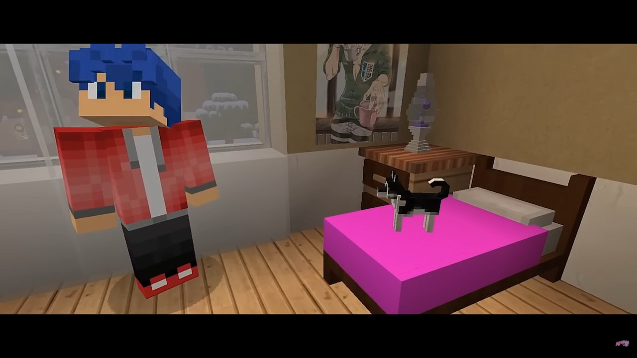 Mistletoe Wars PT.2: The Kiss | Minecraft MyStreet [Ep.9 Minecraft ...