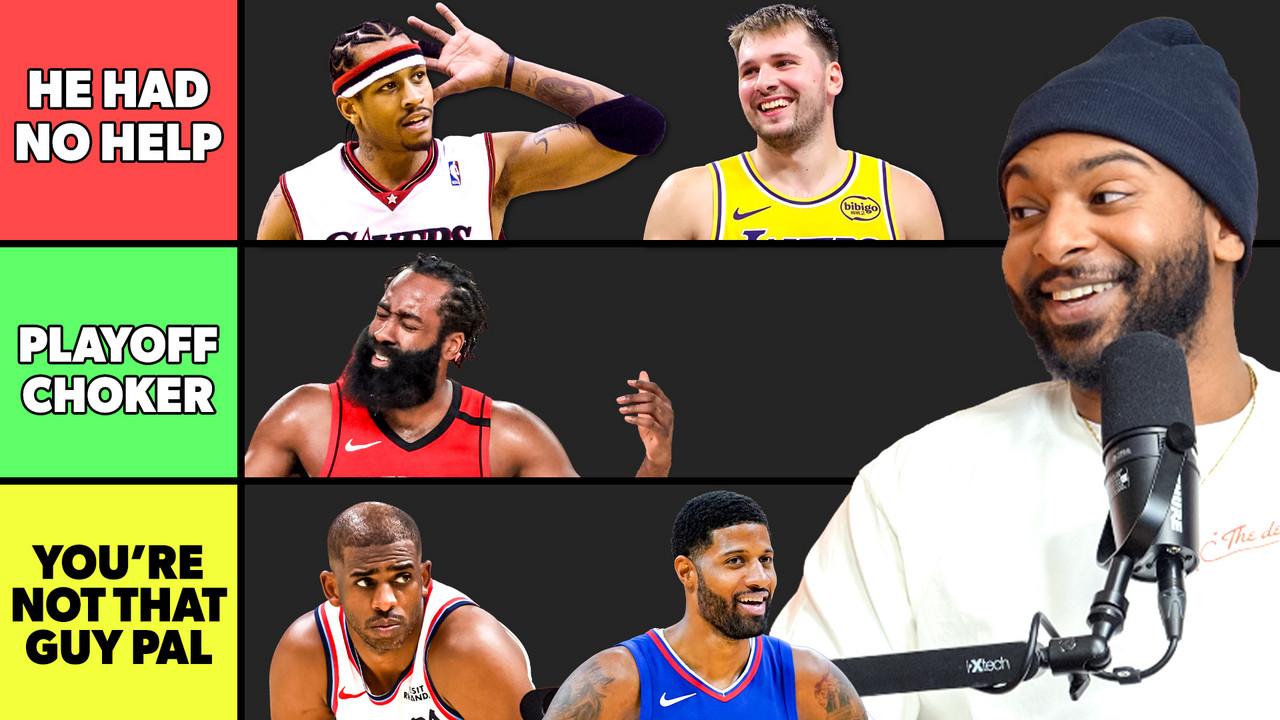 We Tier Listed The Best NBA Stars Of All Time With NO RINGS | TD3 Clips ...