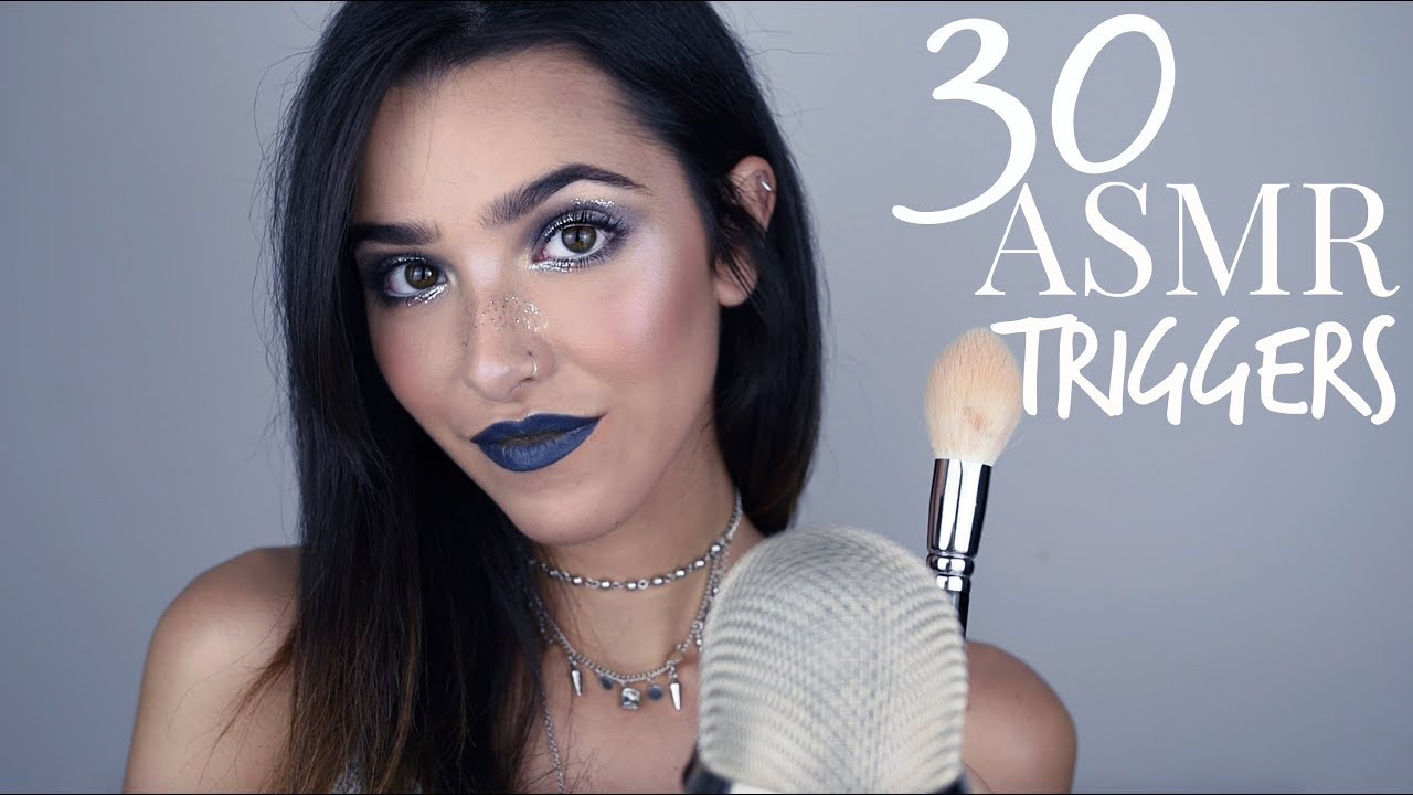ASMR 30 Triggers to Make You Sleep & Tingle! (mic brushing, tapping ...