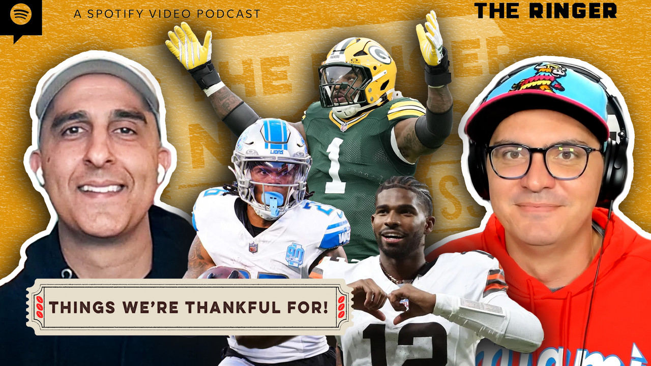 Things We Are Thankful For in the 2025 NFL Season - The Ringer NFL Show ...
