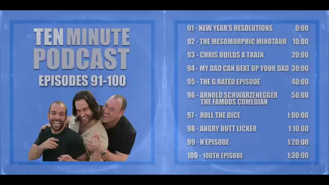 Ten Minute Podcast | Chris D'Elia, Bryan Callen and Will Sasso - Ten ...