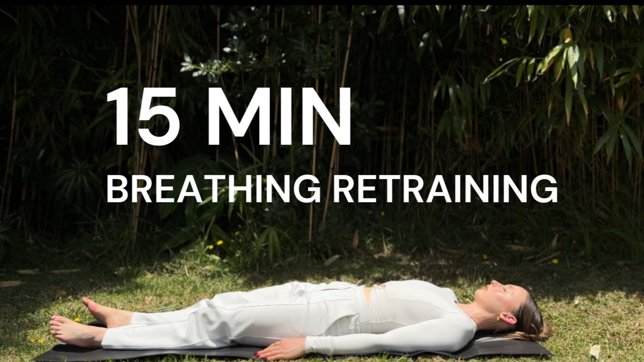 15-Minute Breathing Retraining || Physiotherapist-Guided || For ...